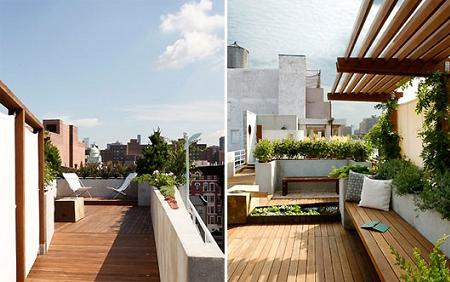 idéias de decoração de terraço