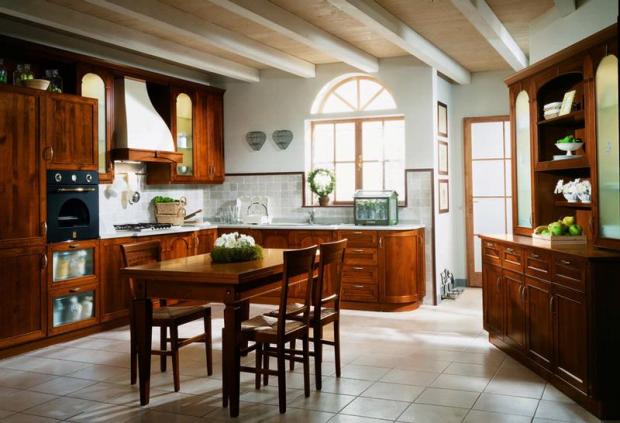 Il fascino delle cucine in legno