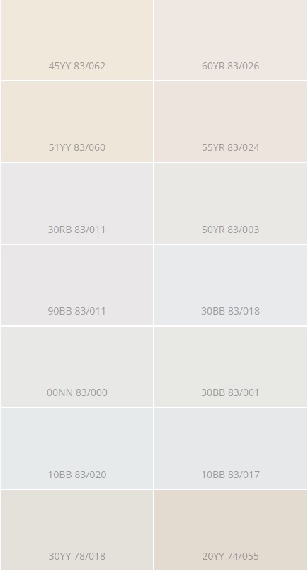 Marshall Paint Colour Catalog Chart