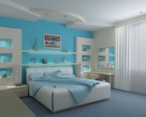 Mavi Yatak Odası (8)