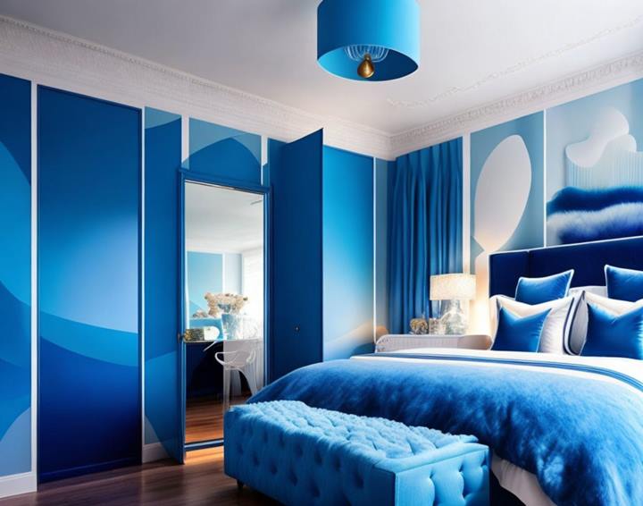 Blaues Schlafzimmer 2024