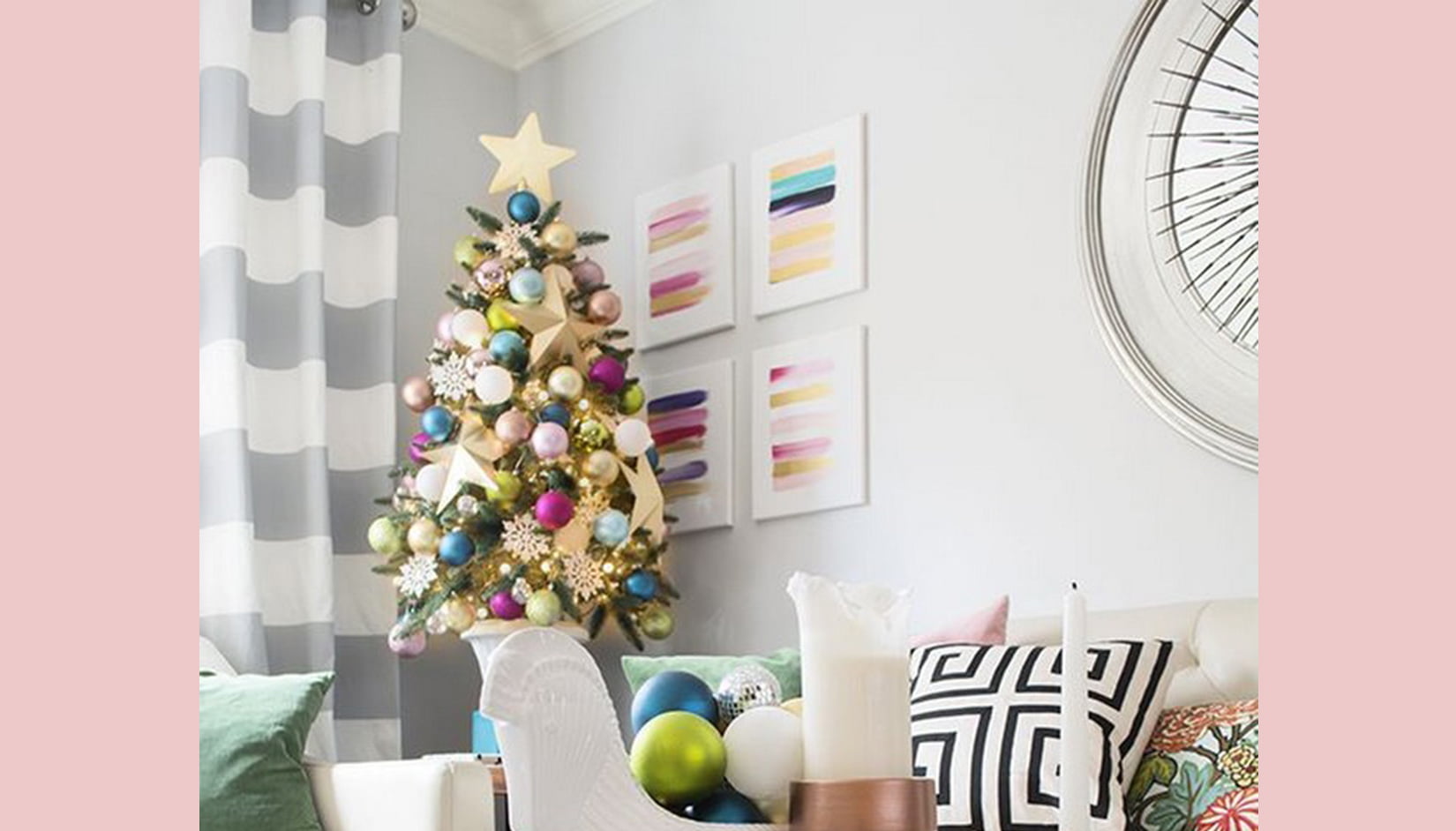 Noel ağacını küçük bir odaya koymak: 15 etkili ve güzel fikir 