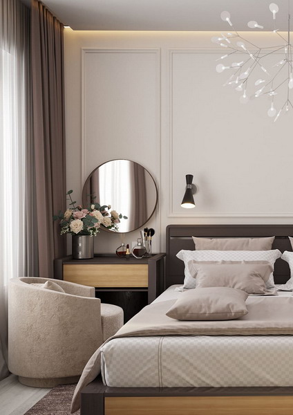 Beliebte Schlafzimmer-Innendekorationstrends in modernen Stilen