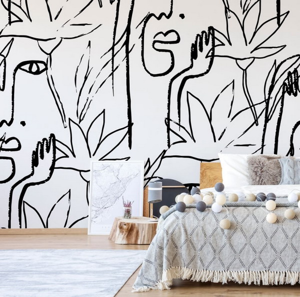 Atualize suas paredes e interiores com uma tapeçaria moderna de 2023