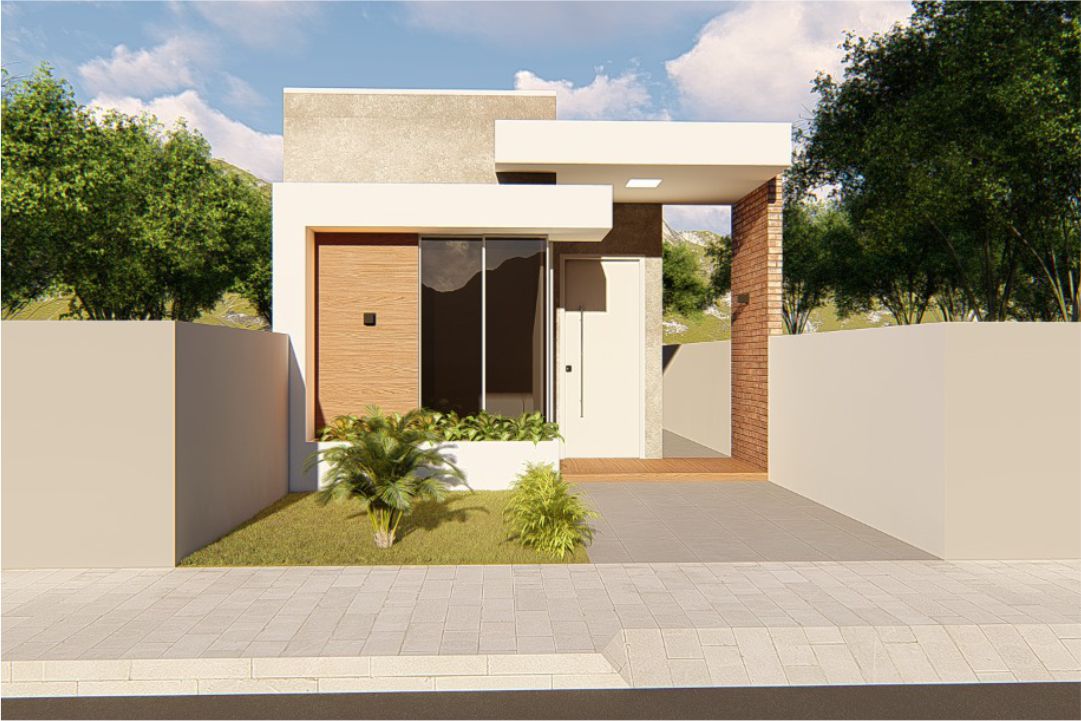 Pequenas fachadas de casas |  designs simples