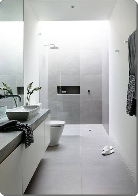 Minimalistische Vorschläge für die Badezimmergestaltung