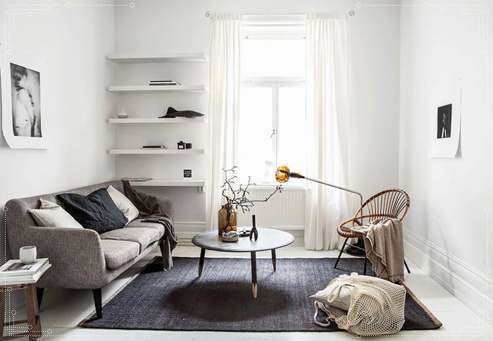 Die beste Idee für minimalistische Wohnzimmer
