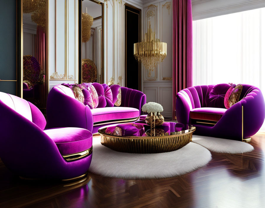 Wohnzimmer Stilvolles und elegantes Möbelmodell
