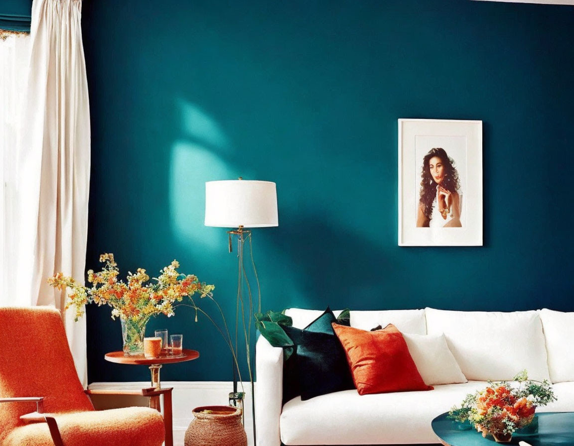 Combinações de cores da parede da sala para manter a atmosfera atualizada em sua casa