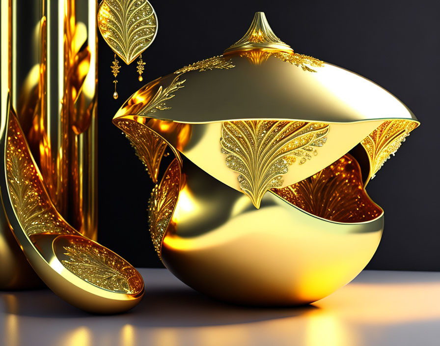 Decoração elegante em ouro: detalhes em ouro para casas luxuosas e elegantes