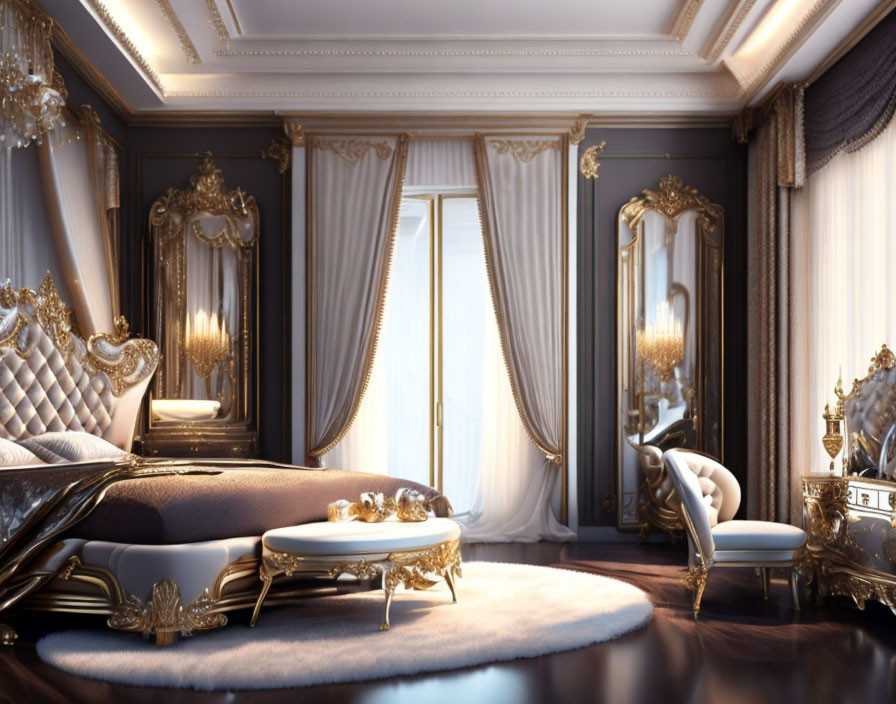 elegantes schlafzimmer