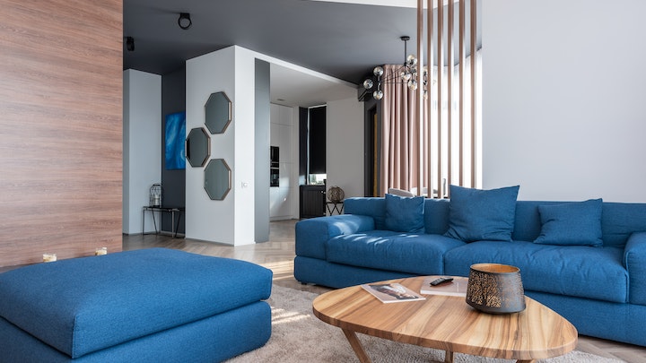 Sofas-in-Living-in-Blue