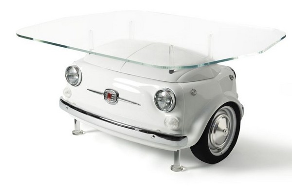 araba mobilya fiyat 500 1 Fiat 500 den yaratılan ilginç mobilyalar
