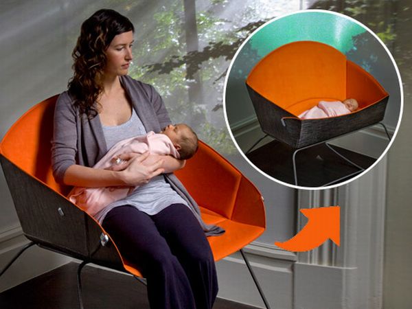 bebek odası sallanan sandalye 2 Çok farklı anne ve bebek koltukları