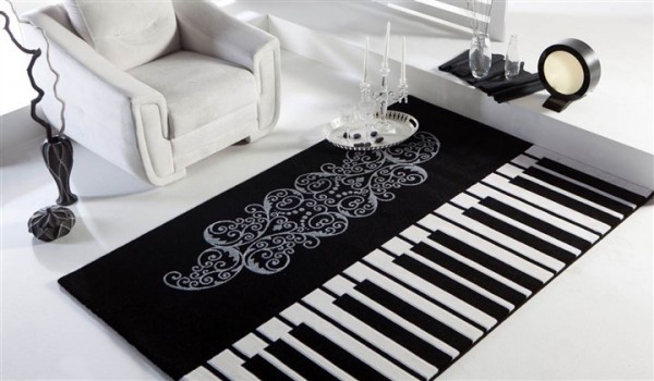 bellona piyano desenli halı diamond 600x350 Bellona dan piyano desenli şık bir halı