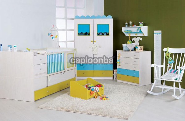 caploonba bebek odası modelleri panna 600x392 Caploonba dan sevimli bir bebek odası