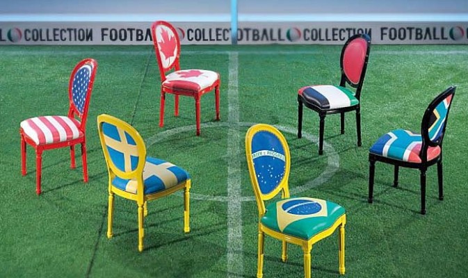 dünya kupası pop art sandalye 673x400 Dünya kupasına özel sandalyeler