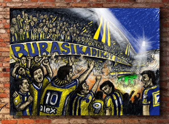 fenerbahçe tablo Fenerbahçe canvas tablolar 