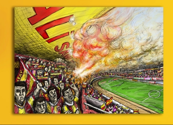 galasaray kanvas tablo Şampiyon Galatasaray ın Kanvas tabloları 