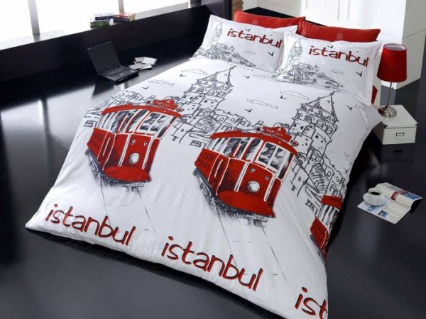 istanbul resimli nevresim takımı 2 600x450 İstanbul temalı nevresim takımları