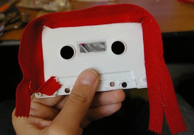 kaset cüzdan 5 Teyp Kasetinden Cüzdan Yapımı