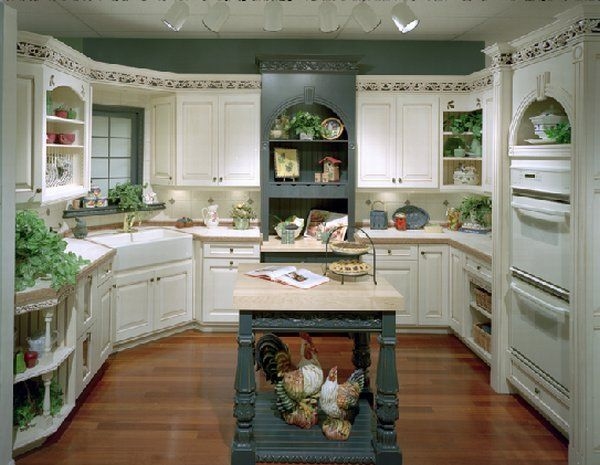 klasik mutfak tasarımları 111 Şık ve kullanışlı klasik mutfaklar