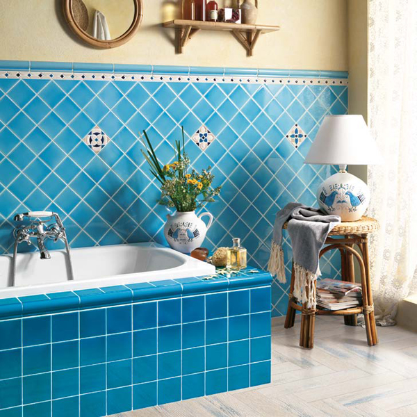 mavi banyo dekorasyonları 13 Mavi renkli banyo dekorasyonları