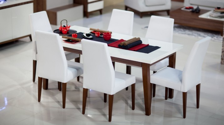 yemek masası istikbal barcelona 715x400 İstikbal yemek odası modelleri 2012 (Barcelona)